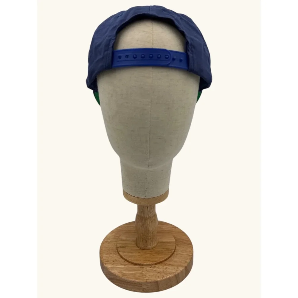 Vintage Milwaukee Brewers Snapback Hat Buffalo Cap MLB Blue Ball in Glove Logo